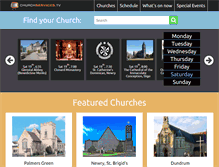Tablet Screenshot of churchservices.tv