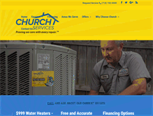 Tablet Screenshot of churchservices.com